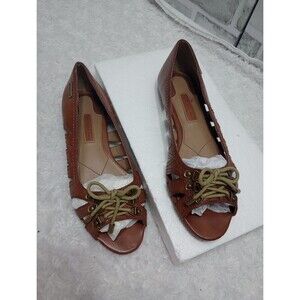 Calvin Klein Jeans Reece Open  Toe  Brown  Casual  Flat Shoes Womens Size 6.5